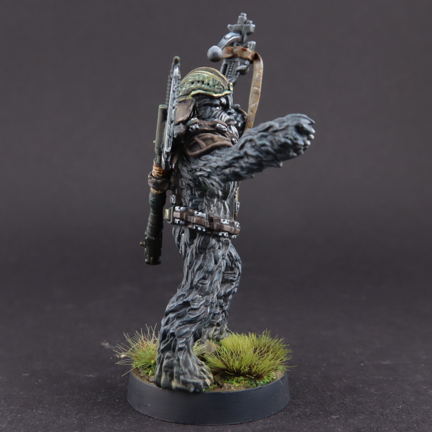 Star Wars Legion painted Wookiee Chieftain miniature