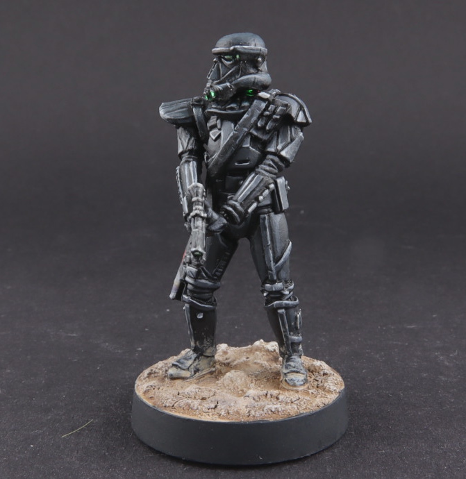 Star Wars Legion painted Deathtrooper LED Mod miniature