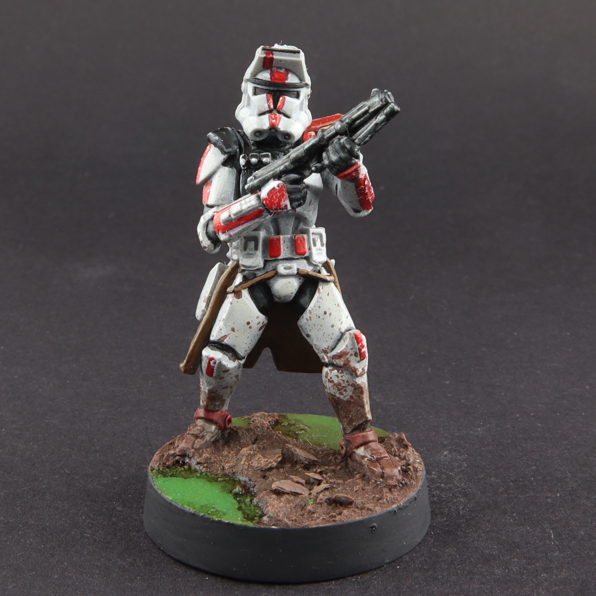 Star Wars Legion - Painted Clone Commander "Deviss" miniature