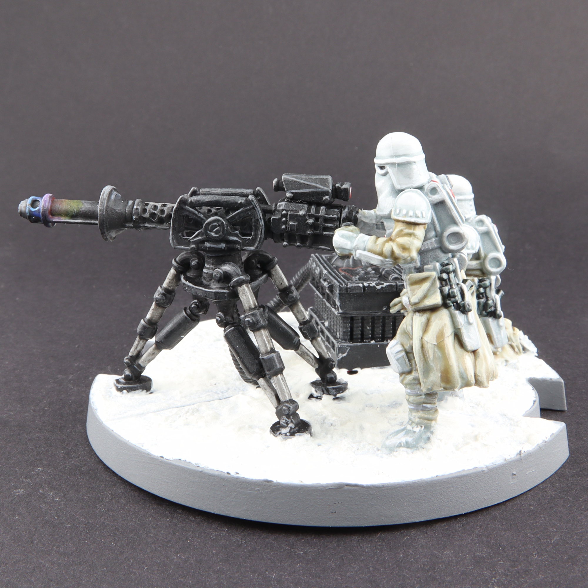 Star Wars Legion - Painted E-Web Heavy Blaster Team miniature