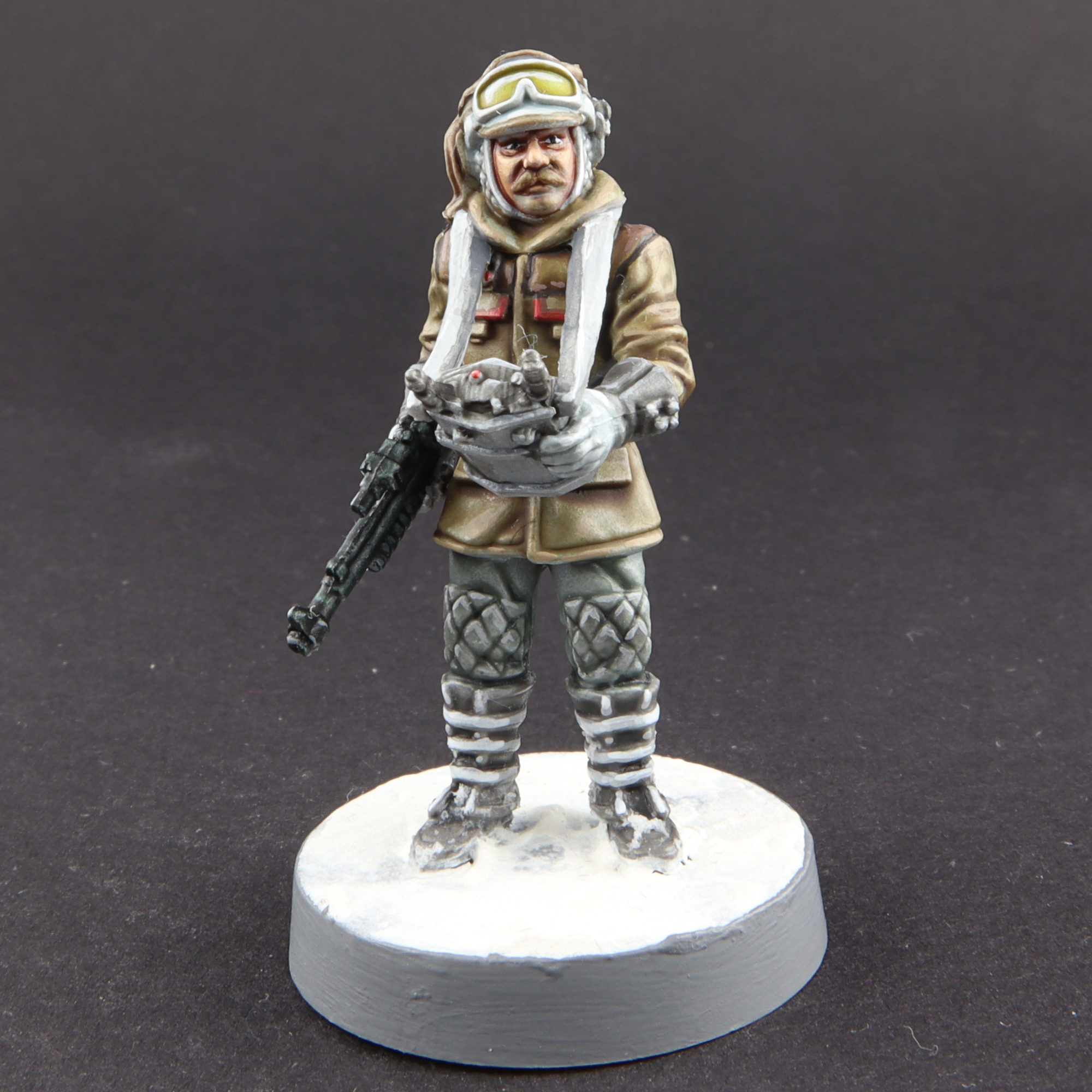 Star Wars Legion painted Rebel Veteran Leader Hoth miniature