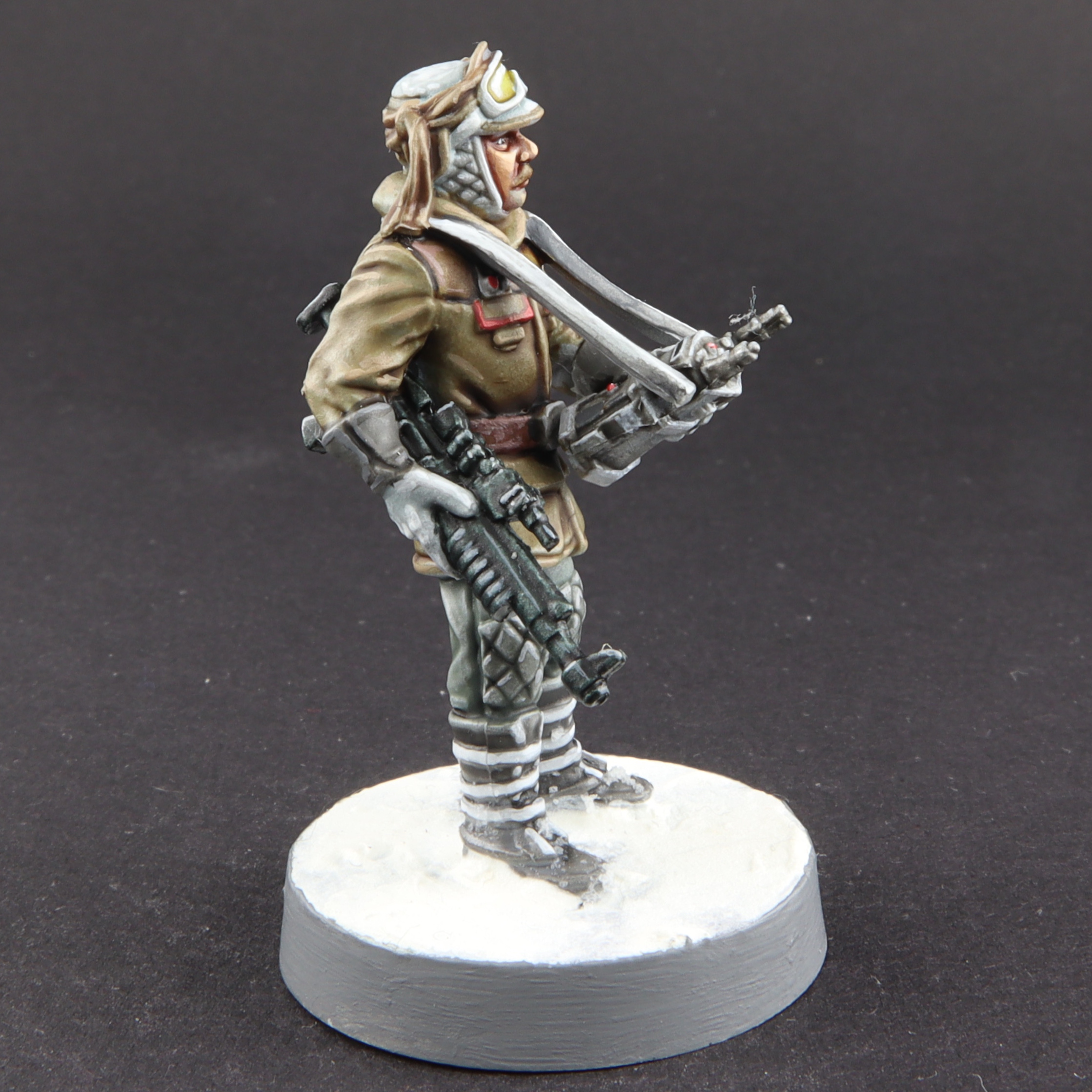 Star Wars Legion painted Rebel Veteran Leader Hoth miniature