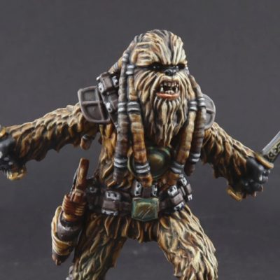 Star Wars Legion painted Wookiee Warrior miniature