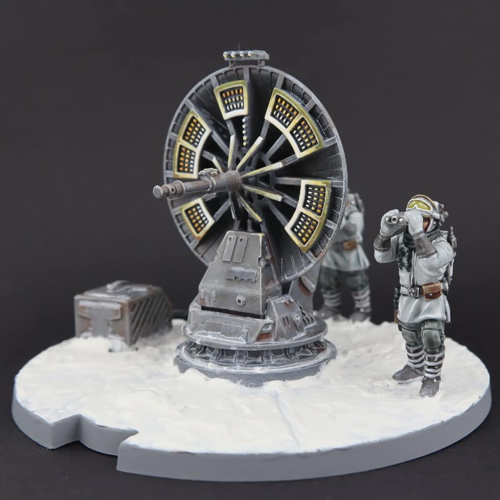 Star Wars Legion - Painted 1.4 FD Laser Cannon miniature