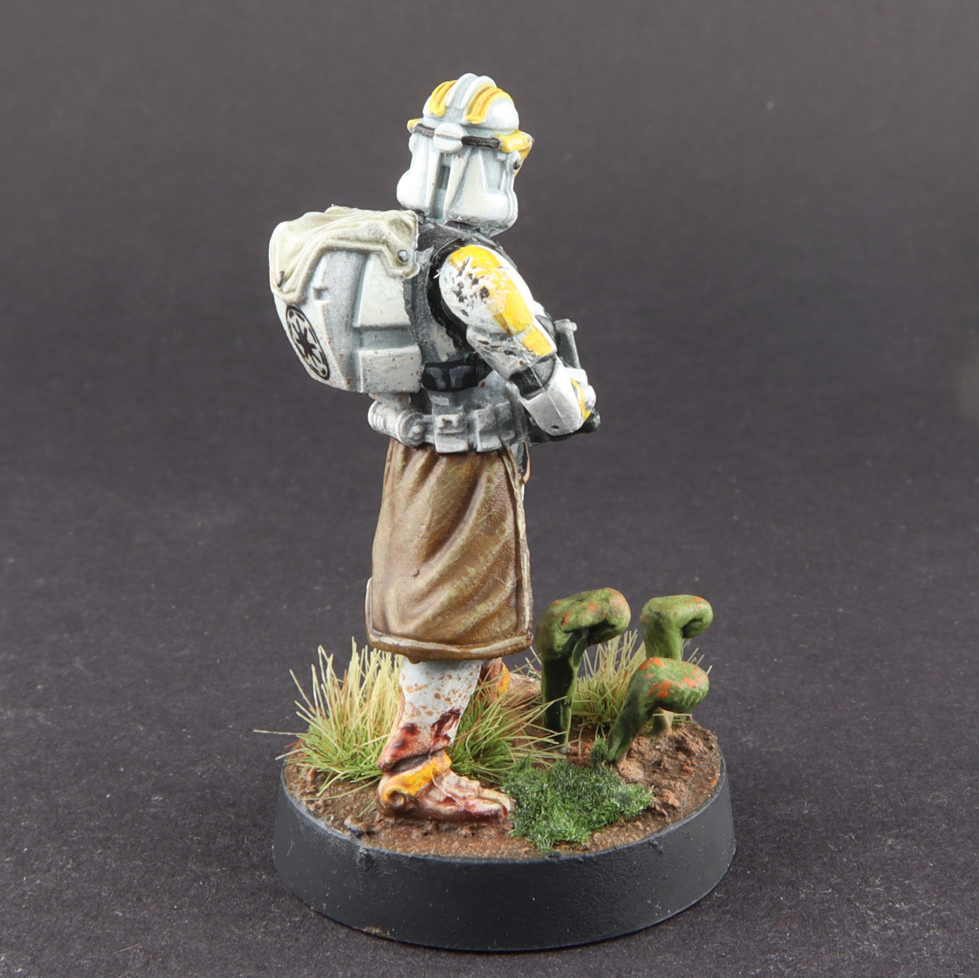 Star Wars Legion - Painted 327th Star Corps Clone with Z-6 miniature