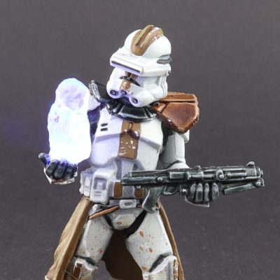 Star Wars Legion - Painted Clone Lieutenant "Galle" miniature