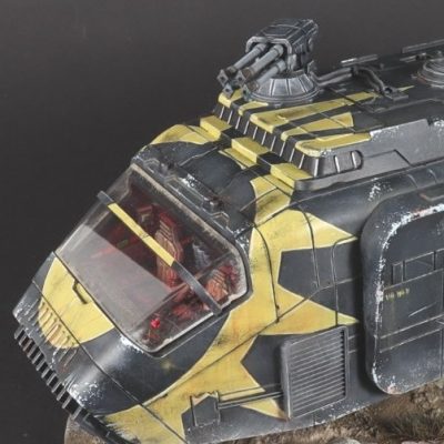 Star Wars Legion painted A-A5 Speedertruck LEDs miniature