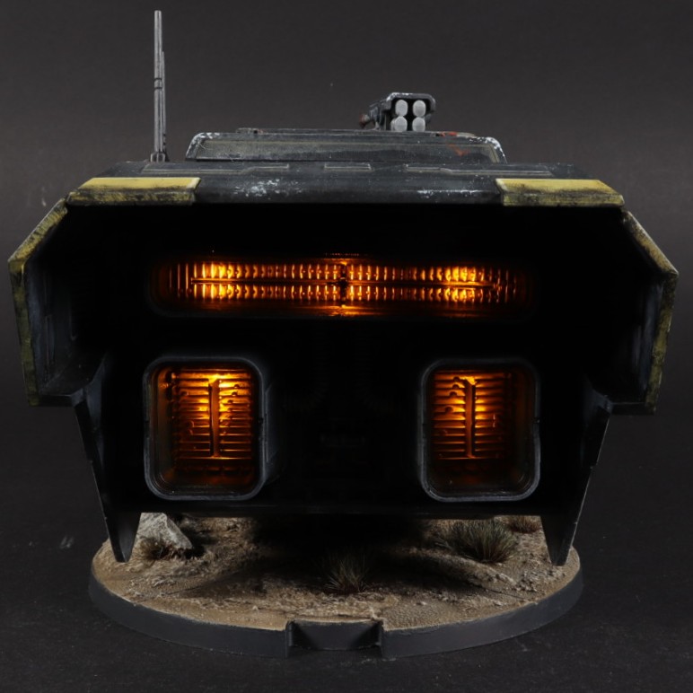 Star Wars Legion painted A-A5 Speedertruck LEDs miniature rear