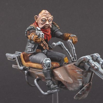 Star Wars Legion - Painted Swwop Bike miniature