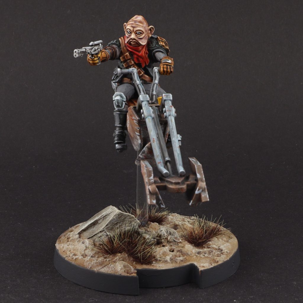 Star Wars Legion - Painted Swwop Bike miniature